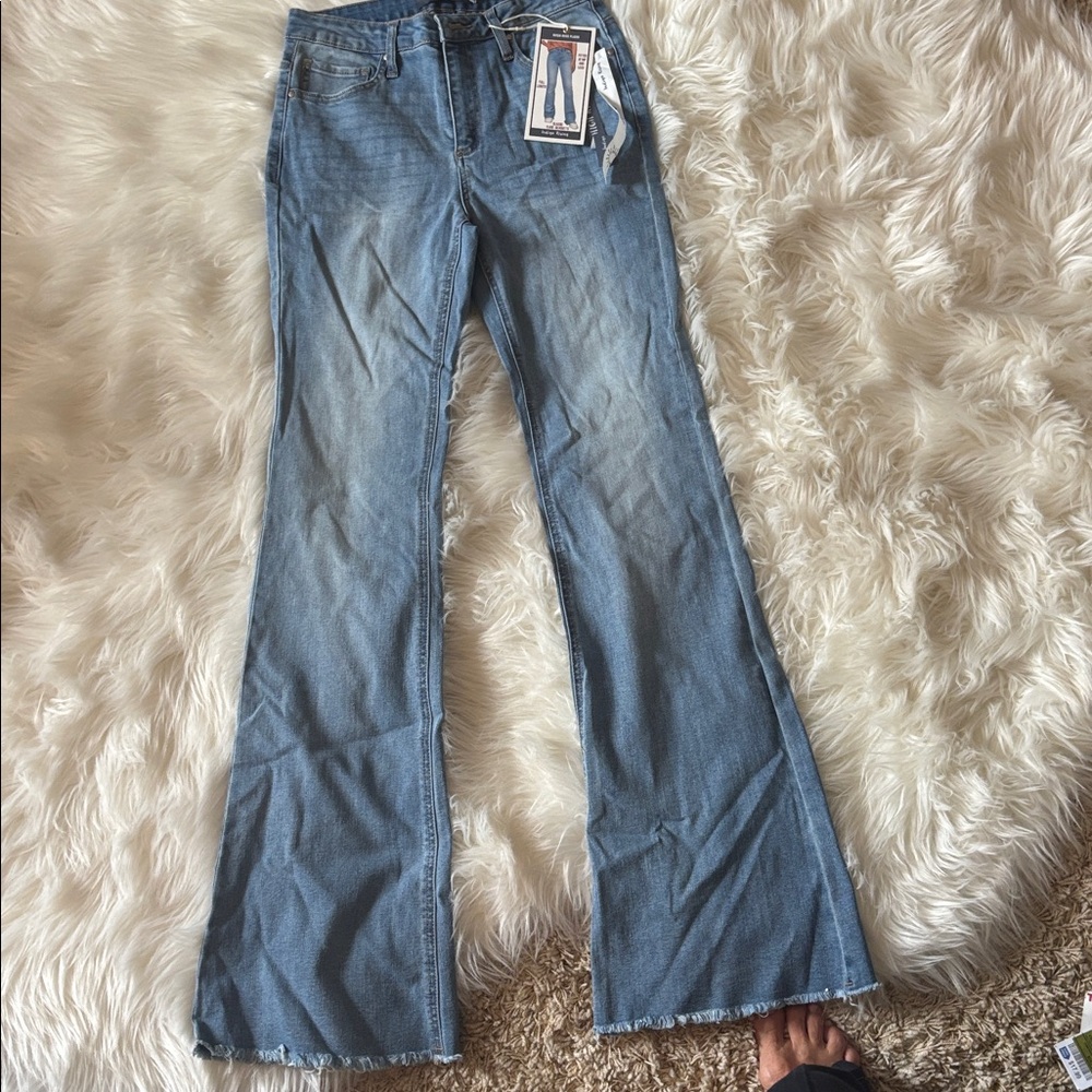 Indigo High Rise Flare Jeans